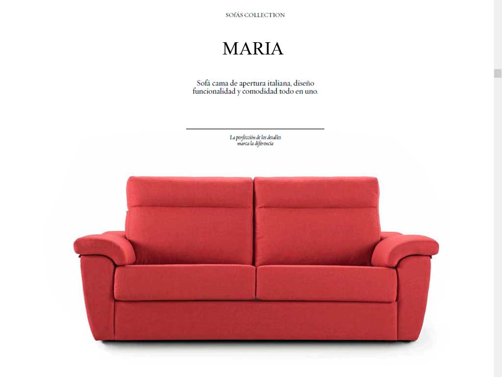 Sofá cama de apertura Italiana