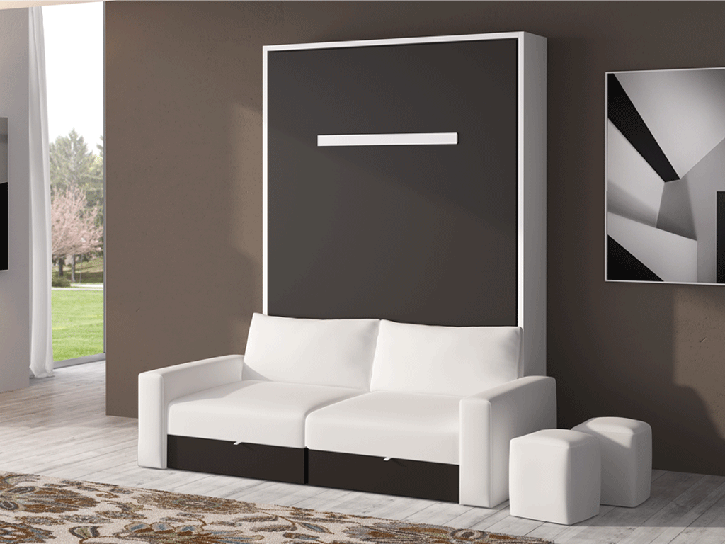 cama abatible de matrimonio con sofá