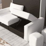 cama abatible con sofá con arcon