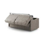 Sofá cama de apertura italiana y medidas reducidas