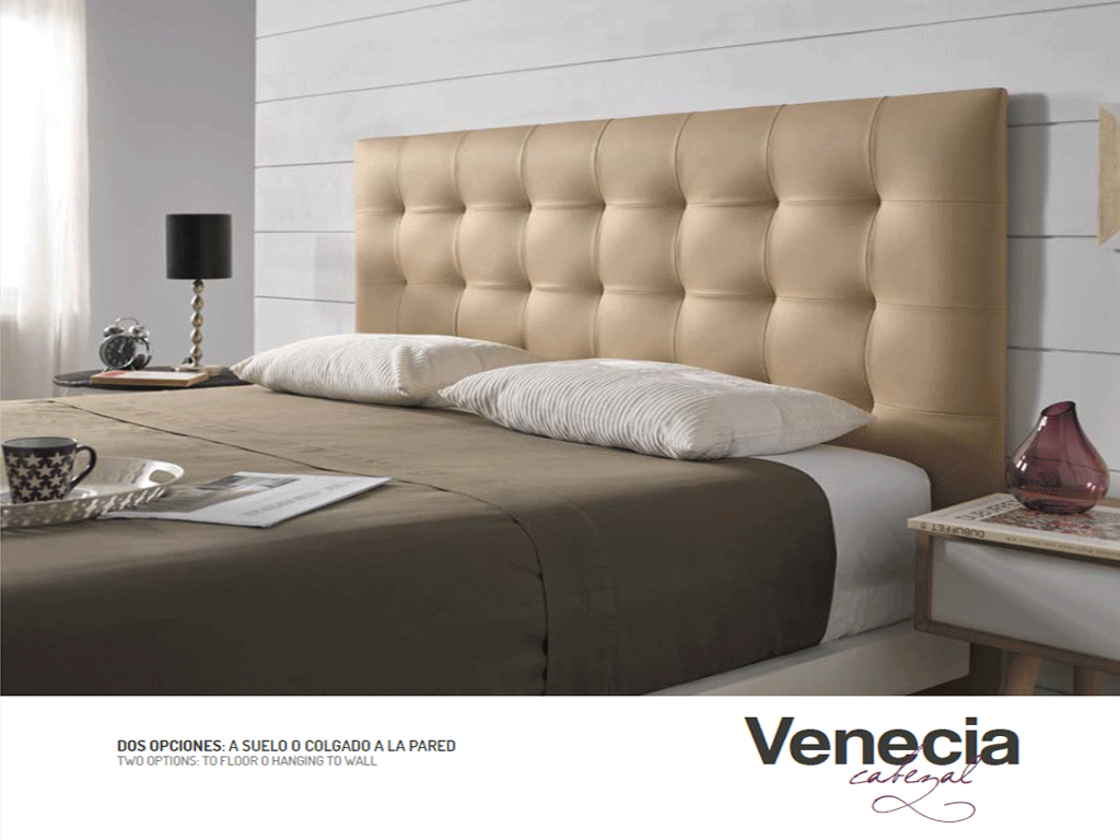 Cabezal tapizado modelo Venecia