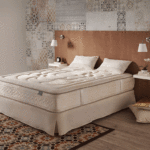 Colchón de muelle ensacado y viscolástica.