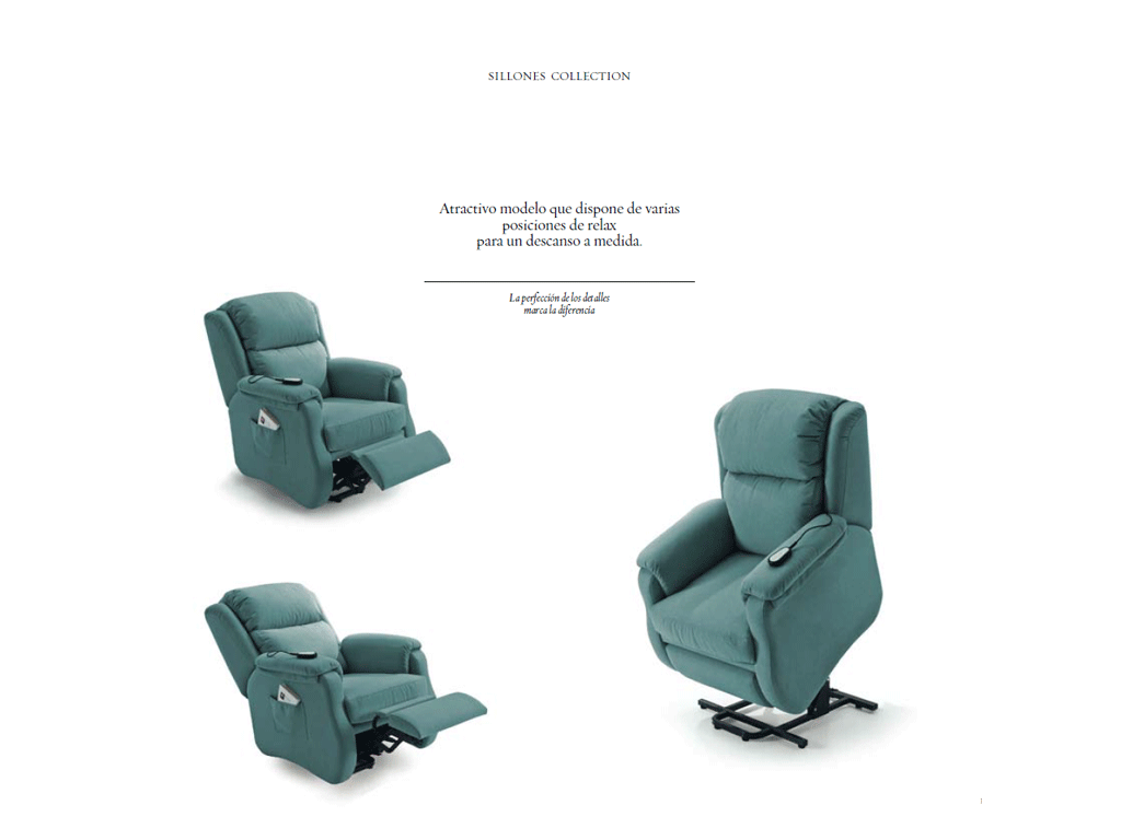 Sillón relax con motores