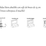 Litera abatible con sofá