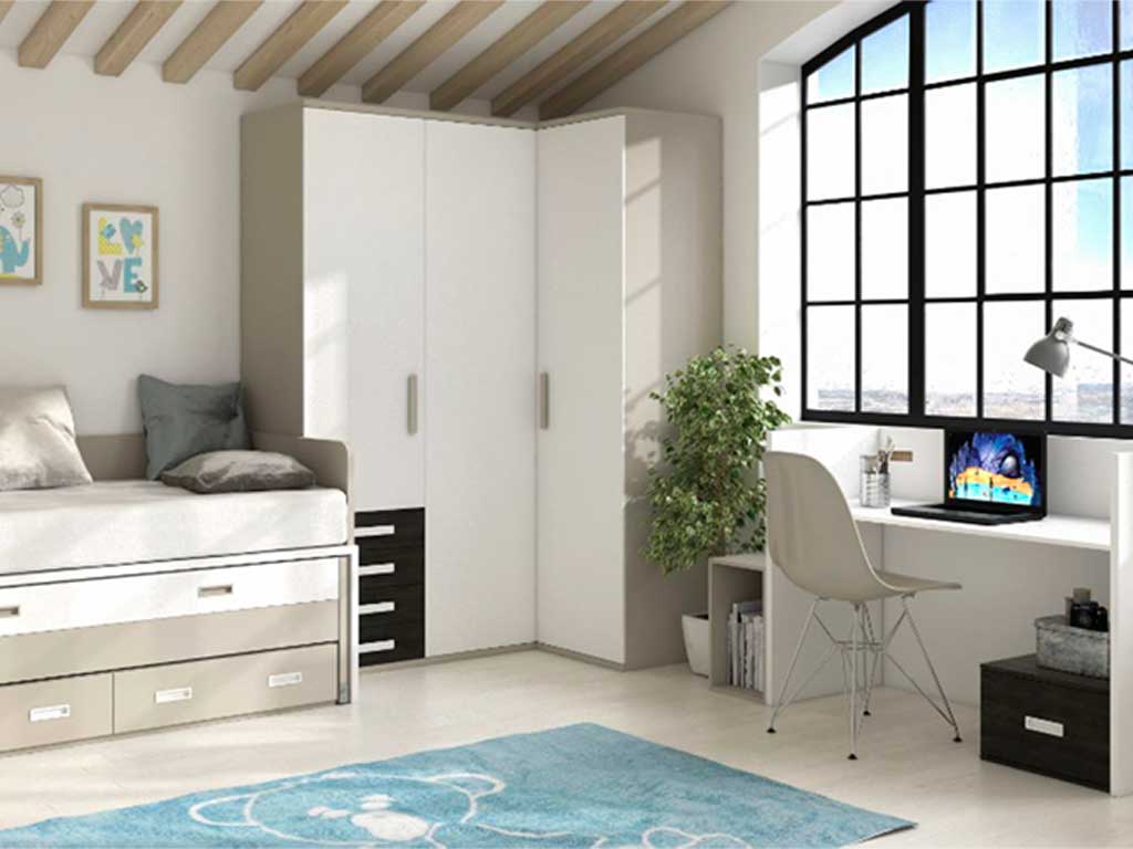 CUNA CONVERTIBLE EN HABITACION JUVENIL