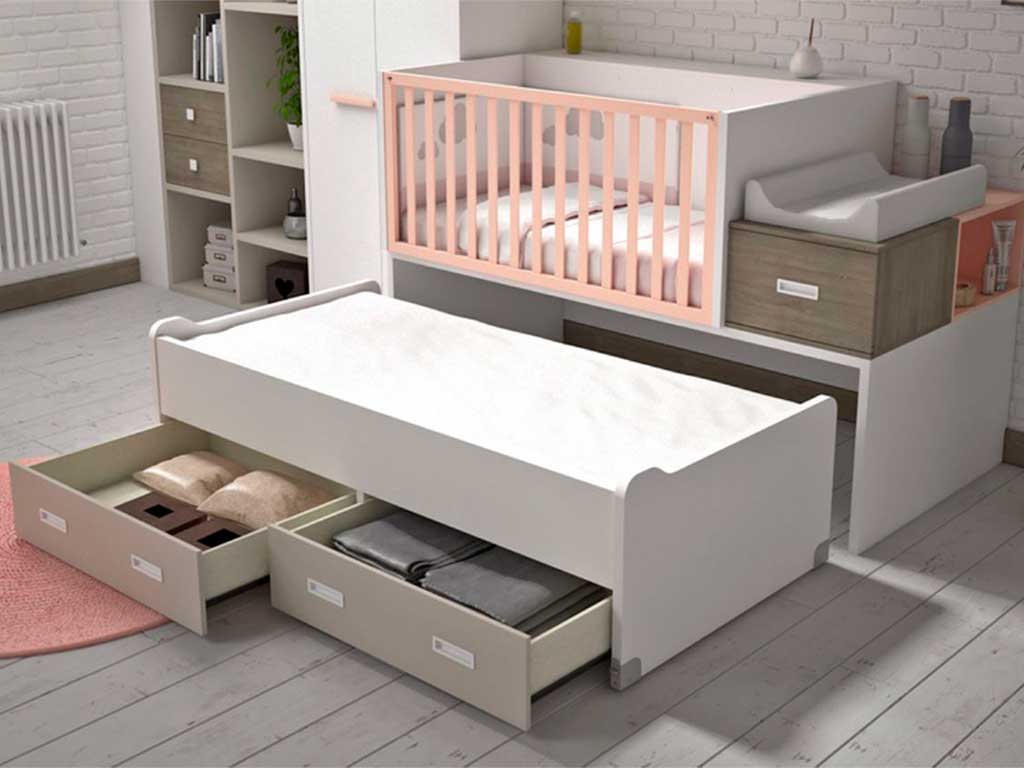 CUNA CONVERTIBLE EN HABITACIÓN JUVENIL