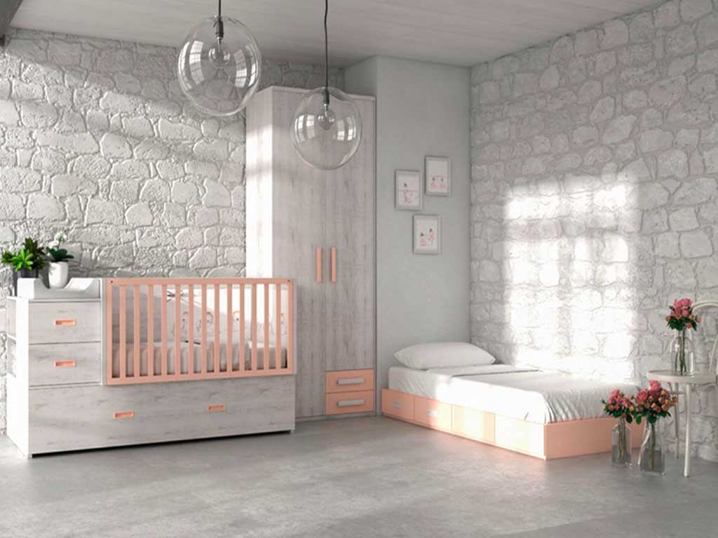 CUNA CONVERTIBLE EN HABITACIÓN JUVENIL