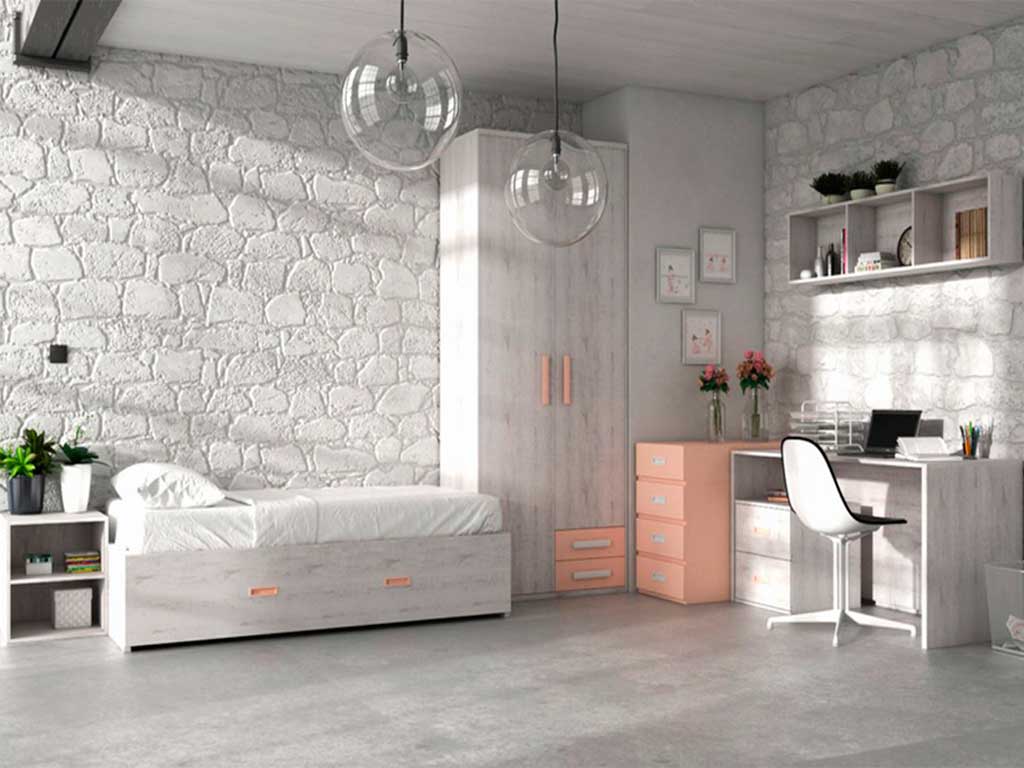 CUNA CONVERTIBLE EN HABITACIÓN JUVENIL