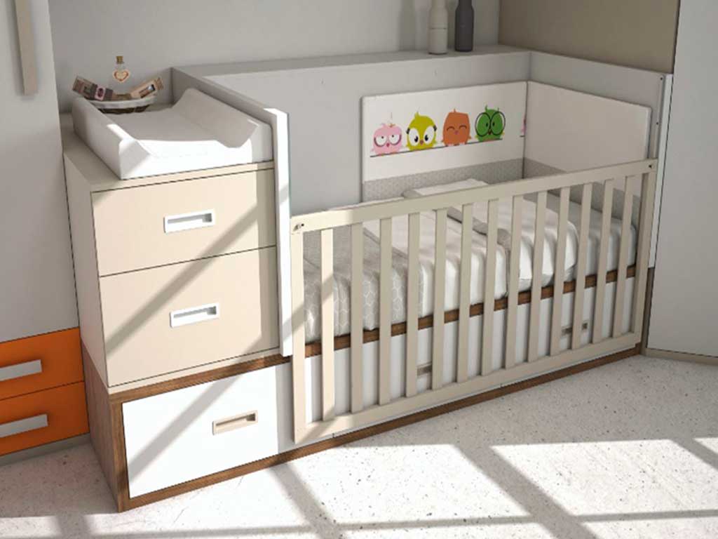 CUNA CONVERTIBLE EN HABITACION JUVENIL
