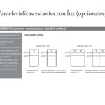 Estantes con luz para camas abatibles