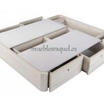 Cama con 4 cajones y hueco