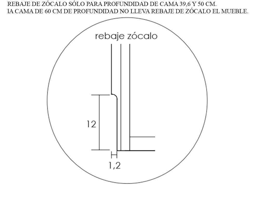 Cama abatible con sofá delante
