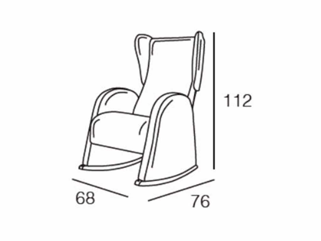 Sillón balancín estil medidas