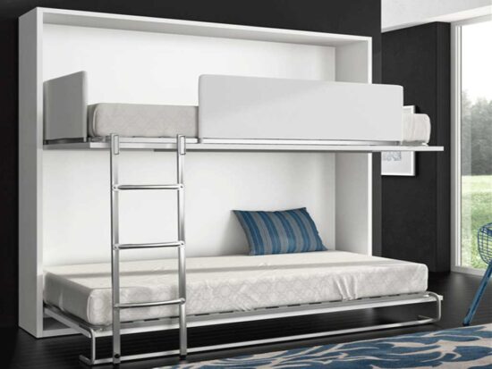 LITERA ABATIBLE CON ESCALERA SINCRONIZADA