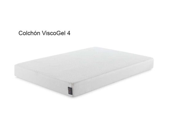 Colchón modelo Visco gel 4,ergonómico,antiácaros y viscolástico.