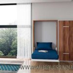 Cama vertical con apertura de pata automática