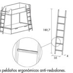 Escalera fija para literas ML