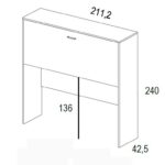 LITERA ABATIBLE 3 CAMAS 240 MAGIC