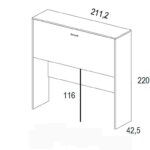 LITERA ABATIBLE MEDIDAS MAGIC