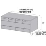 2 CAMAS CON 2 ESCRITORIOS Y 4 CAJONES