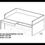 CAMA COMPACTA CON CAJONES Y ESCRITORIOS IM