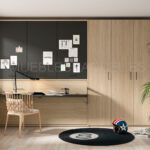 Cama abatible con mesa y armario OT67