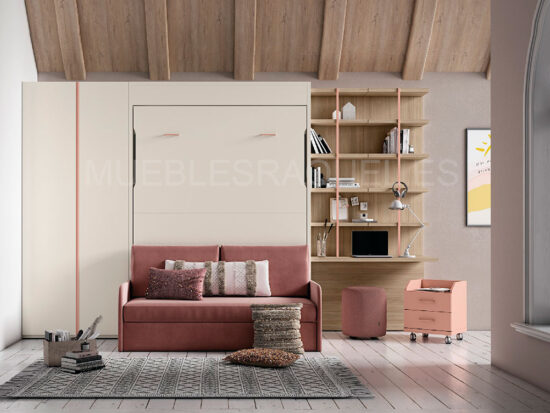 Cama abatible con sofá OT67