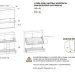 litera abatible-ot75-altura-220-fondo-42-dibujo-tecnico