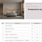 técnico y medidas composición tg1 dormitorio