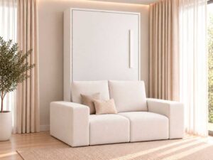Cama abatible vertical con sofá La Toscana